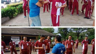 Mengingat Tugas Berat Yang Diemban dan Melatih Ketangkasan Personel, Satbrimob Polda Sumsel Berlatih Ilmu Beladiri Wing Chun