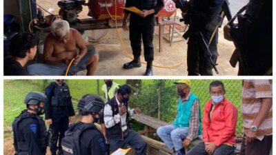 Memastikan Keamanan Masyarakat, Brimob Sumsel Lakukan Patroli Di Wilayah Pali