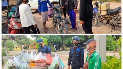 Gelar Patroli Dialogis, Personel Brimob Sumsel Ingatkan Masyarakat Untuk Waspada Ganguan Kamtibmas