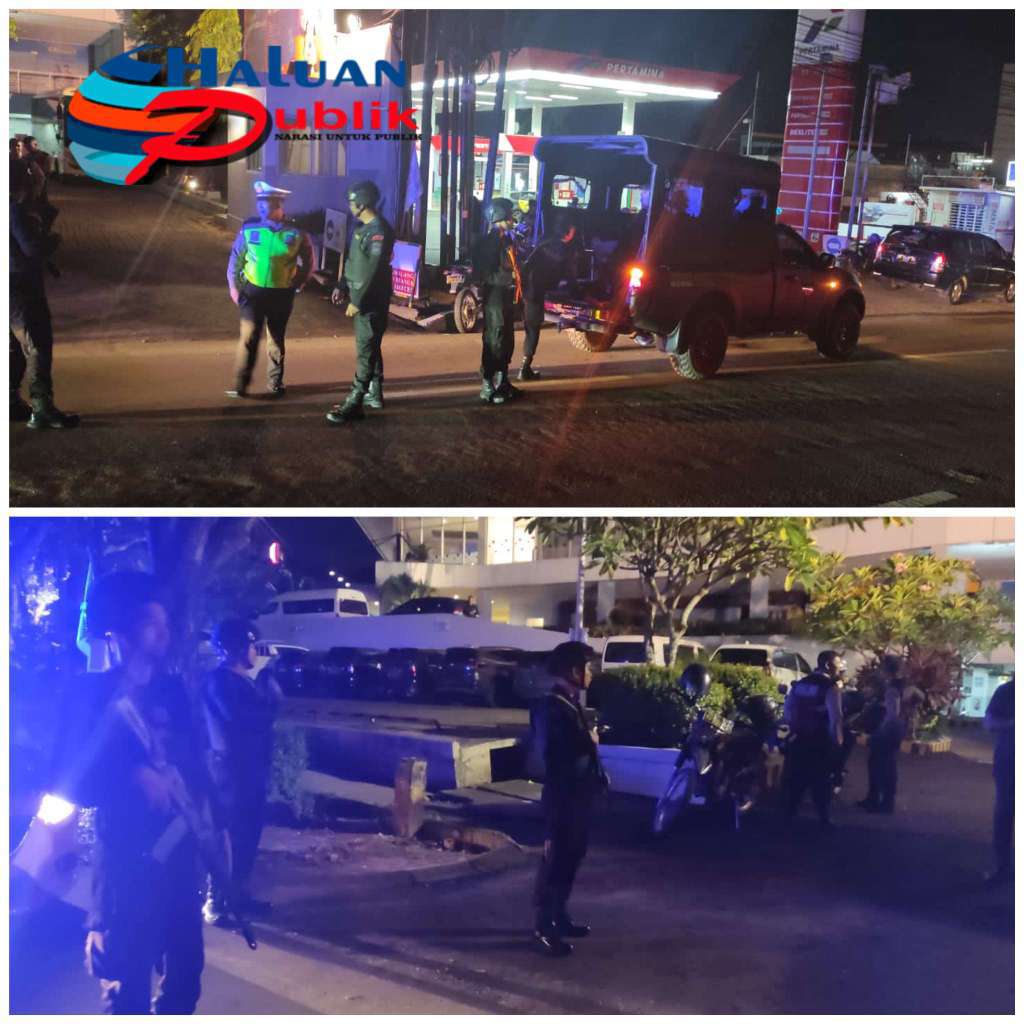 Berikan Rasa Aman Bagi Masyarakat Melalui Giat Patroli Malam Personil Brimob Polda Sumsel