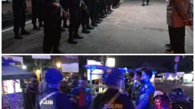 Patroli KRYD Brimob Sumsel, Cegah Aksi Kejahatan Terutama Malam Hari