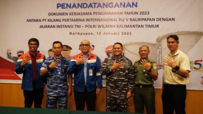 Sinergi Pengamanan Obyek Vital Nasional, Pertamina Tanda Tangan Kerja Sama dengan TNI – POLRI