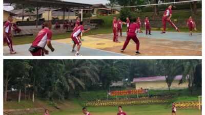 Oraum Untuk Pembinaan Fisik Jajaran Korbrimob Polda Sumsel
