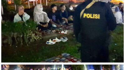 Libatkan Semua Personel, Brimob Sumsel Gelar Patroli Malam Hari