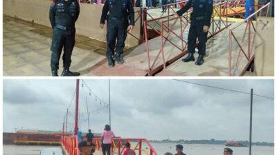 Brimob Sumsel Lakukan Pengamanan Perayaan Cap Go Meh di Pulau Kemaro
