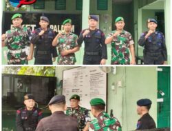 Silaturahmi Antar Lembaga, Brimob Sumsel Kunjungi Paldam II/Sriwijaya