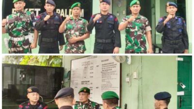 Silaturahmi Antar Lembaga, Brimob Sumsel Kunjungi Paldam II/Sriwijaya