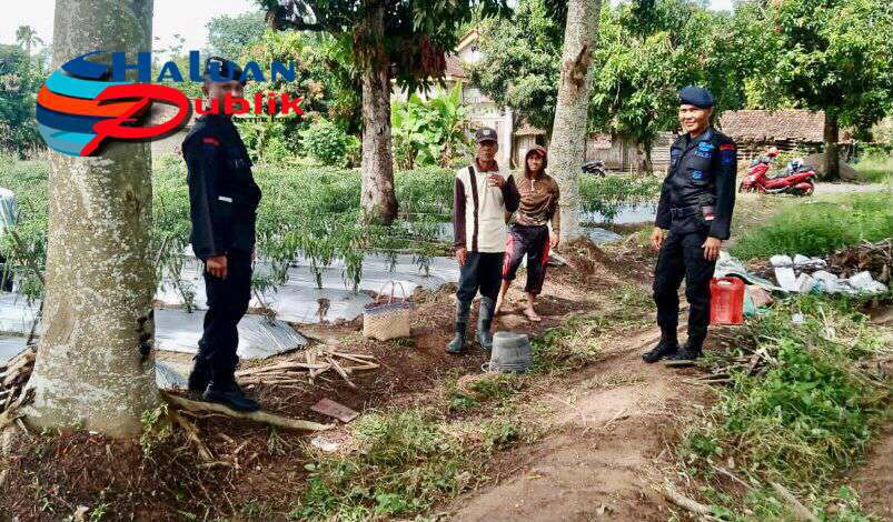 Patroli Dialogis, Lima Personel Bromob Sumsel Himbau Petani Tingkatkan Produktivitas Pangan