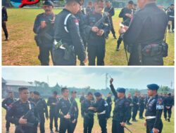 Displin, Anggota Brimob Polda Sumsel Diperiksa Kelengkapan Administrasi dan Sikap Tampang Displin, Anggota Brimob Polda Sumsel Diperiksa Kelengkapan Administrasi dan Sikap Tampang