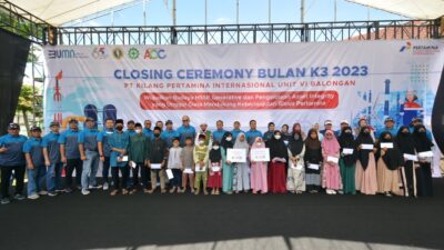 Pertamina RU VI Beri Santunan Anak Yatim dan Gelar Do’a Bersama untuk Pertamina Plumpang