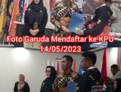 Partai GARUDA Resmi Mendaftar Sebagai Partai Peserta Pemilu ke KPUD Kabupaten Halmahera Selatan 2023 Partai GARUDA Resmi Mendaftar Sebagai Partai Peserta Pemilu ke KPUD Kabupaten Halmahera Selatan 2023