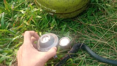 Hampir Terjadi kebakaran, Akibat Legulator Gas Bocor
