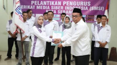 Ketua SMSI Provinsi Banten Resmi di Lantik