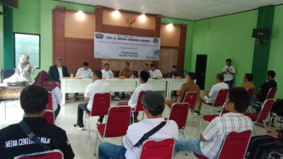 Milad ke-1 Pokja Media Senter Cisoka (MCC) Gelar Santunan Yatim Piatu