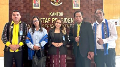 Bahas Proyek Blok Masela, Elemen Masyarakat Tanimbar Jabodetabek Temui Kedeputian I KSP