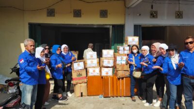 UMKM Sriwijaya Indonesia Berikan Bantuan Kepada Korban Kebakaran 36 Ilir Palembang