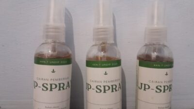 Keren! Mahasiswa Undip Manfaatkan Limbah Kulit Jeruk dan Pisang sebagai Cairan Spray Pembersih