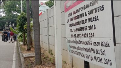 Sidang Kasus Tanah Jalan Supomo, Pengacara Sandiana Kabur, Ahli Waris Makin Percaya Diri