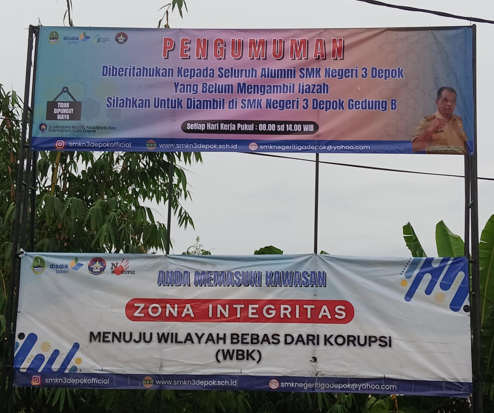 Kepala Sekolah SMKN 3 Depok, Drs. Samsuri, MM,: Tidak Ada Penahanan Ijazah dan Pungli
