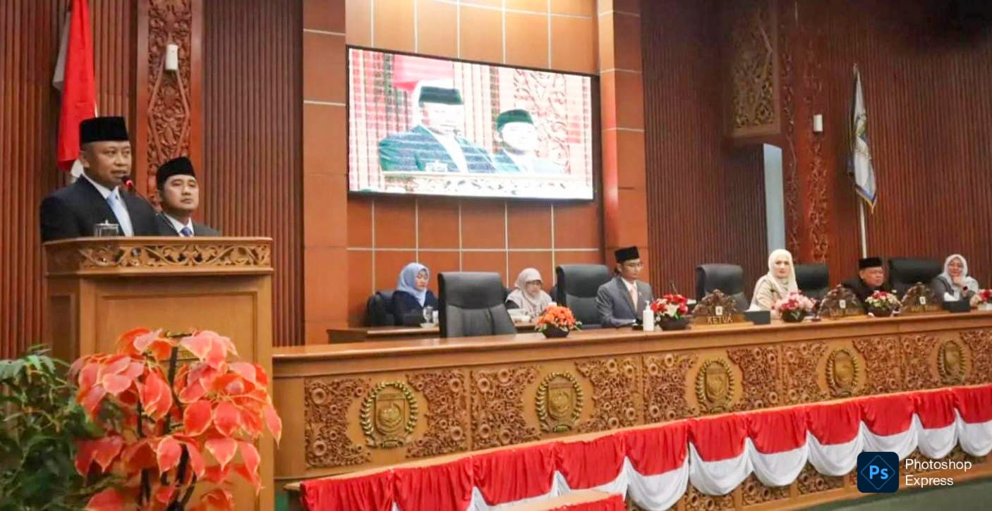 Rapat Paripurna DPRD Kota Depok dalam Rangka Penyampaian Reses Masa Sidang Pertama Tahun 2025 dan Visi Misi Wali Kota Depok