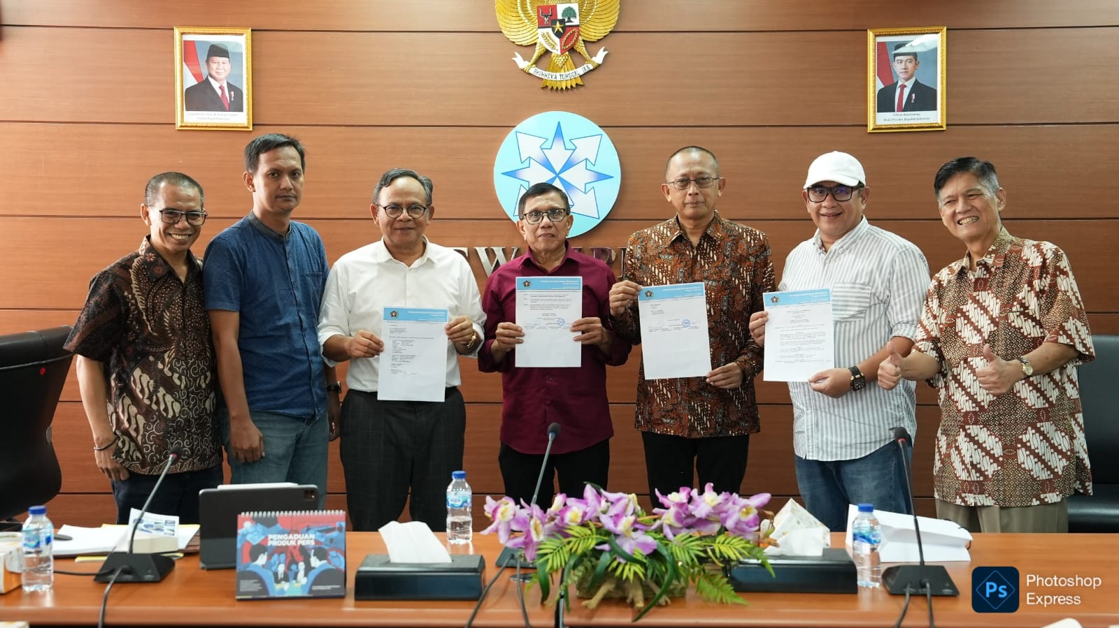 Dewan Pers Saksikan Penandatanganan Panitia Bersama Kongres Persatuan PWI