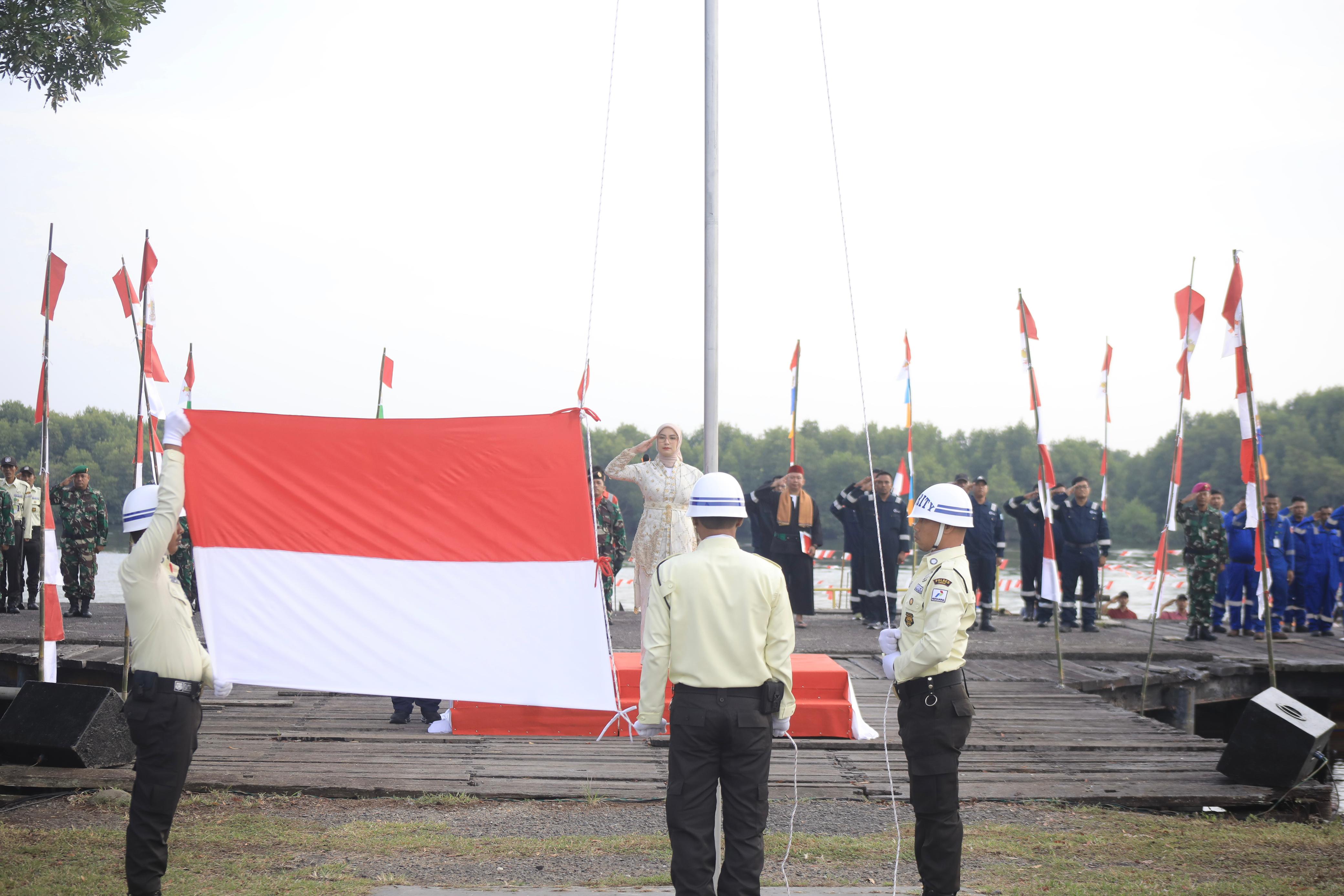 Pertagas Gelar Upacara HUT Ke-80 RI Serentak di Enam Area Operasi