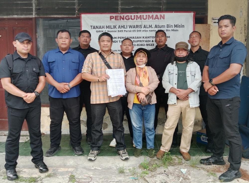 Andi Tatang, Keputusan PN Jakarta Selatan: Ahli Waris Atum bin Misin Sah sebagai Pemilik Lahan