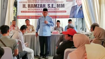 Kegiatan Reses Ketua Komisi B Gerindra, Hamzah: Komitmen Kawal Aspirasi Warga