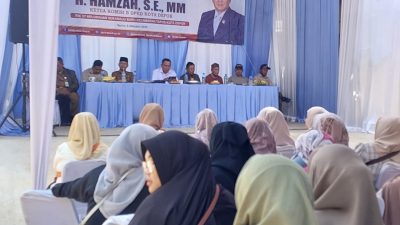 Reses Hari ke-6 di Sukamaju Baru, H Hamzah, Paparkan RSGG dan Selesaikan Masalah Banjir