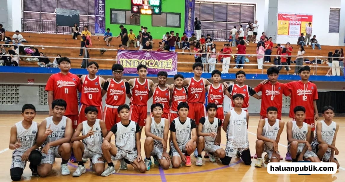 SMP Bento Depok Juara di Turnamen Basket SPECTRUM