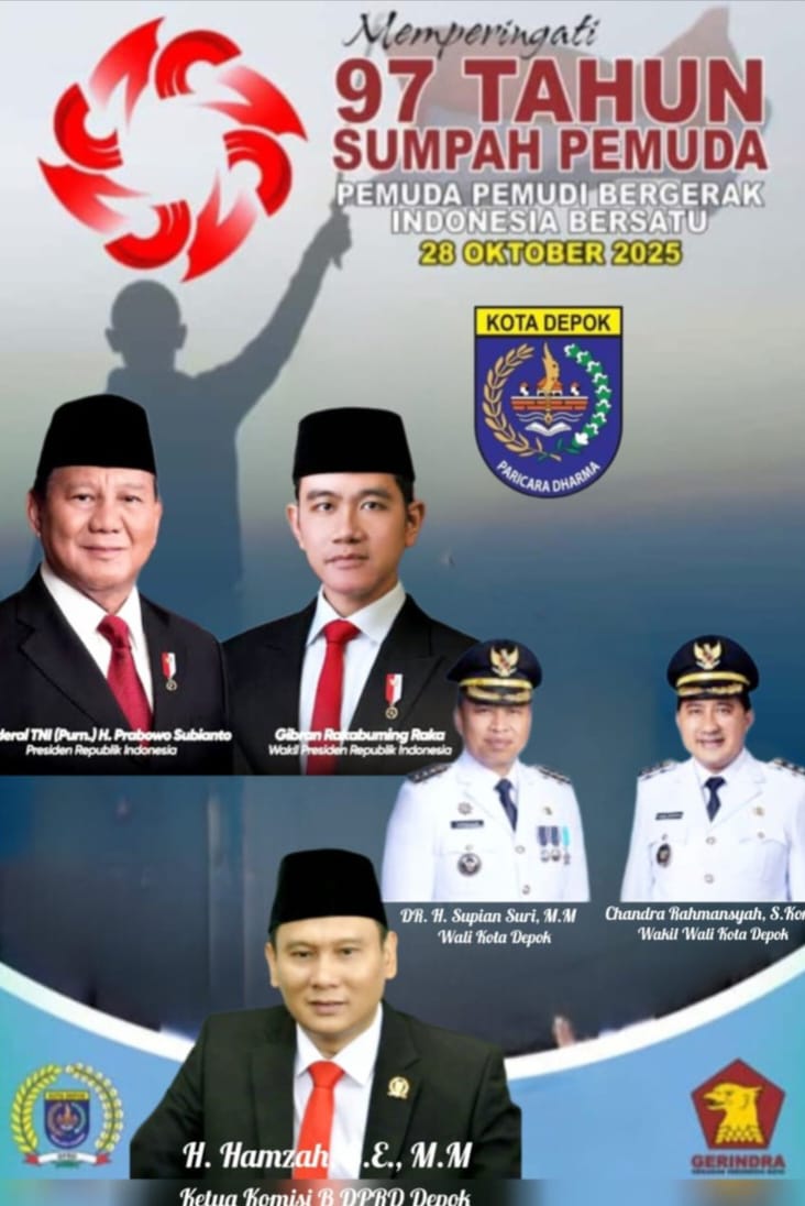 Hari sumpah Pemuda 2025, H Hamzah: Dorong Generasi Muda untuk Menjadi Penggerak Perubahan