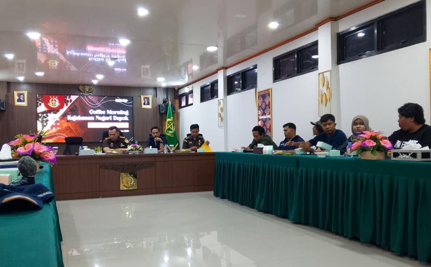 Coffee Morning Kejari Depok: Pererat Silaturahmi dan Sinergitas kejaksaan dengan Para Jurnalis