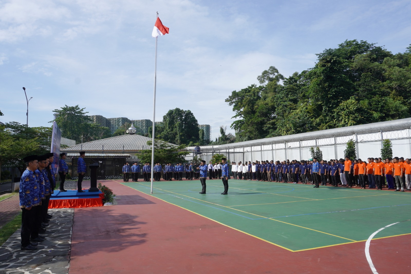 Memaknai Semangat Perjuangan, Rutan Depok Gelar Upacara Hari Pahlawan
