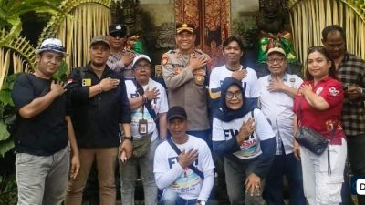 FWJ Indonesia Kunjungi Puri Ubud, Kapolsek Apresiasi Promosi Destinasi Wisata