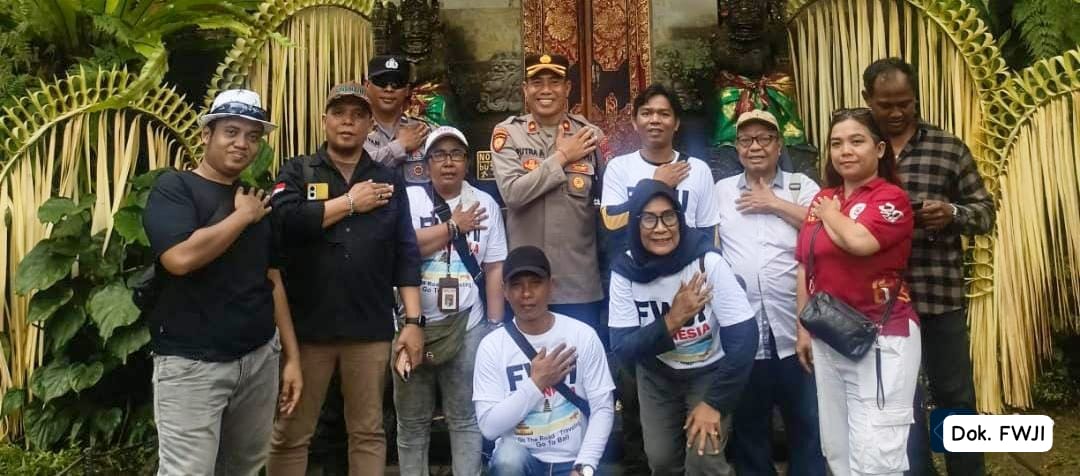 FWJ Indonesia Kunjungi Puri Ubud, Kapolsek Apresiasi Promosi Destinasi Wisata