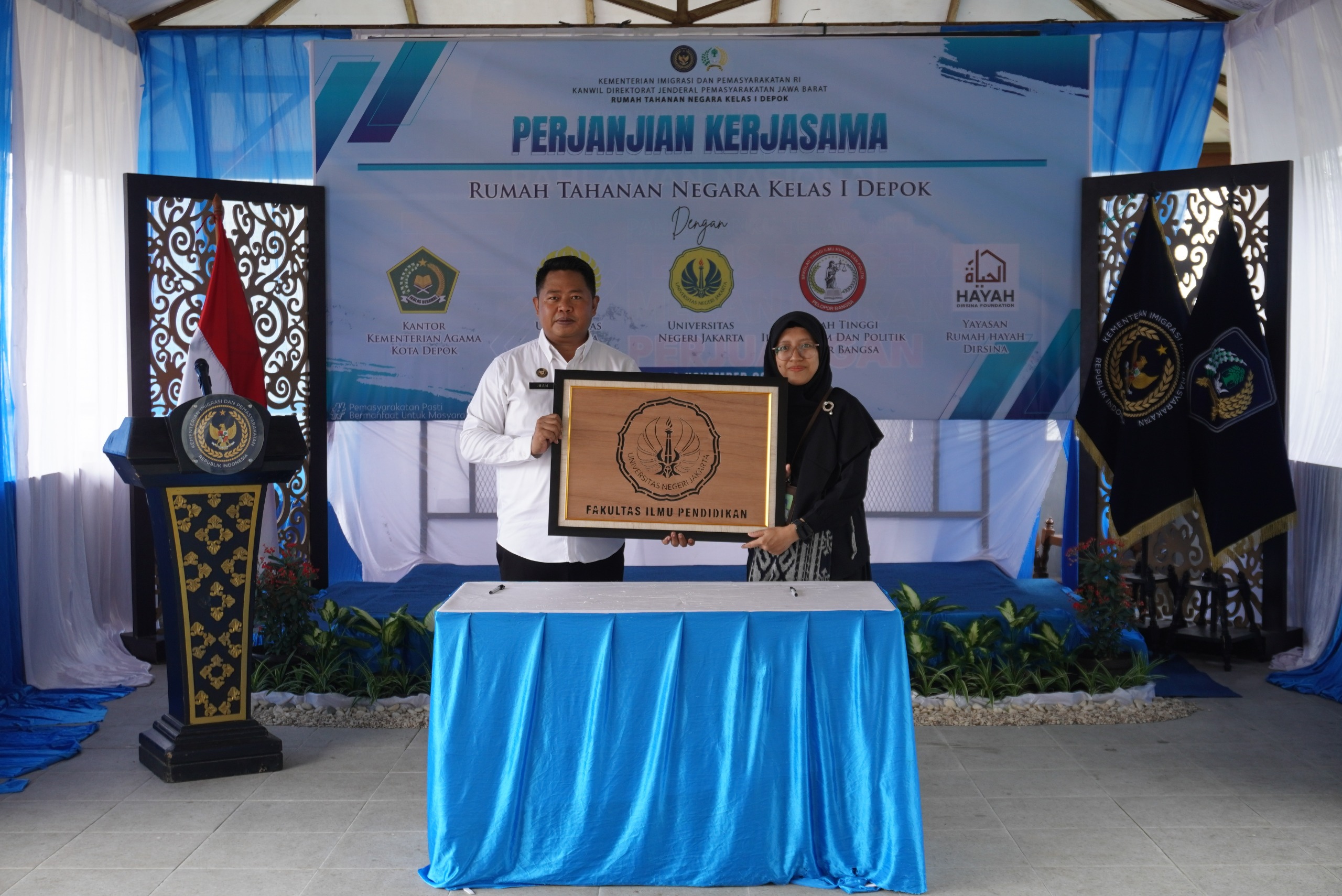 Perkuat Pembinaan Warga Binaan, Rutan Kelas I Depok Jalin Kerja Sama Dengan Berbagai Lembaga Pendidikan dan Sosial