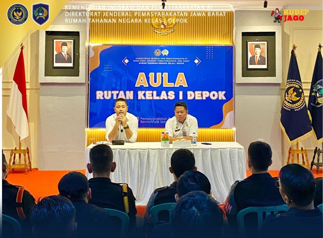 Perketat Pengamanan, Rutan Kelas I Depok Gelar Evaluasi dan Penguatan Tugas Jaga